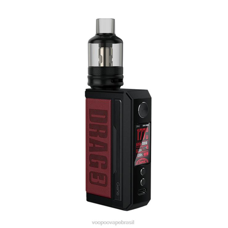 VOOPOO Vape Near Me - VOOPOO DRAG 3 kit de modificação de caixa Marsala TPN0V249