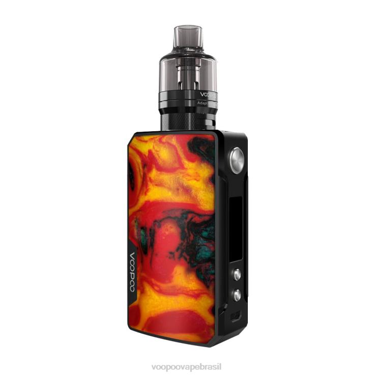 VOOPOO Vape Pod Brasil - VOOPOO DRAG 2 edição de atualização nuvem de fogo negro TPN0V327