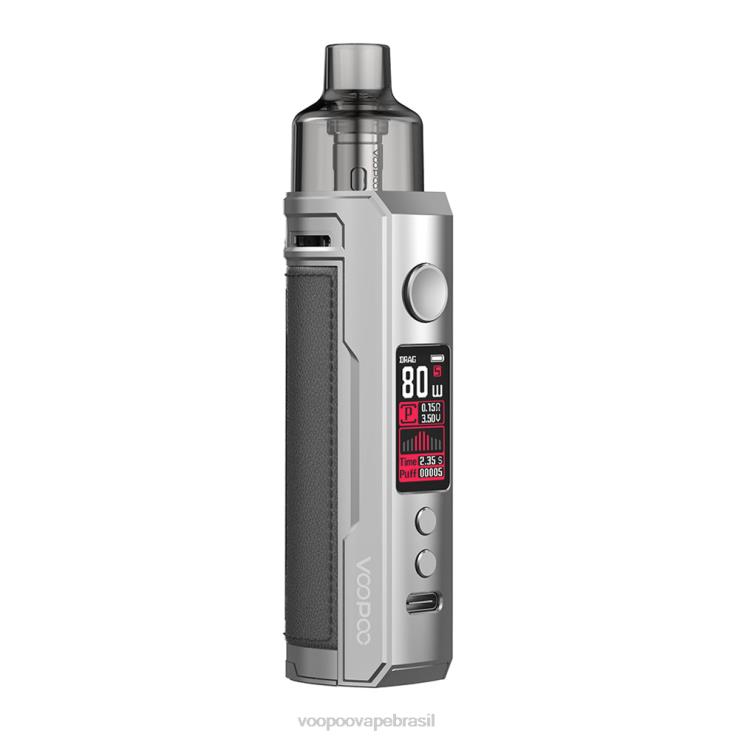 VOOPOO Vape Store - VOOPOO DRAG X kit mod pod prata e cinza escuro TPN0V180