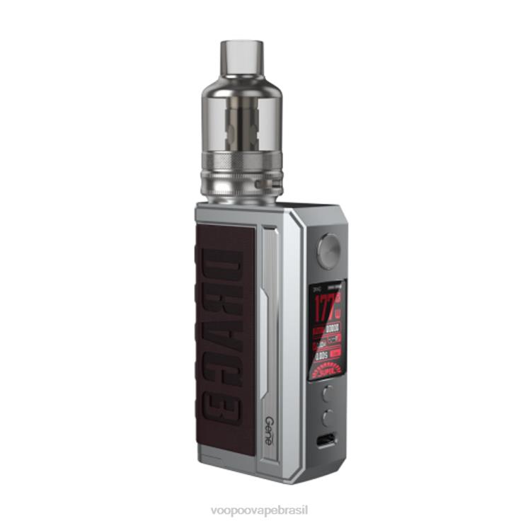VOOPOO Brasil - VOOPOO DRAG 3 kit de modificação de caixa café marrom TPN0V253