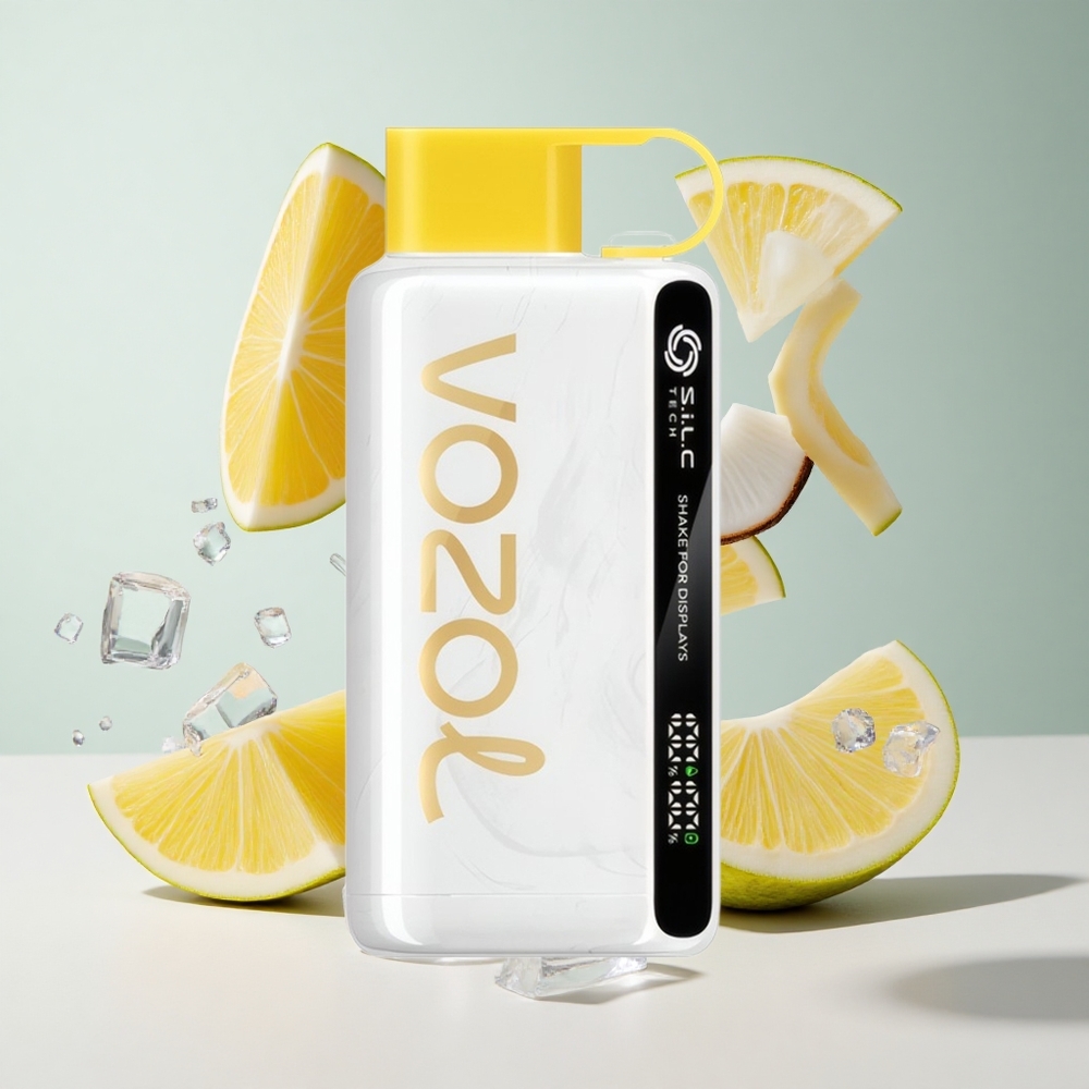 Abacaxi Coco Gelo VOZOL STAR 9000/12000 Vape Descartável 650mAh até 9000/12000 Puffs Carga 30% mais rápida