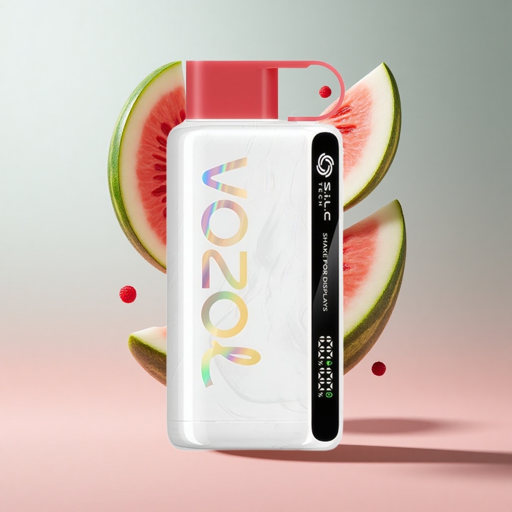 Framboesa Melancia VOZOL STAR 9000/12000 Puffs Recarregável 30 mais rápido