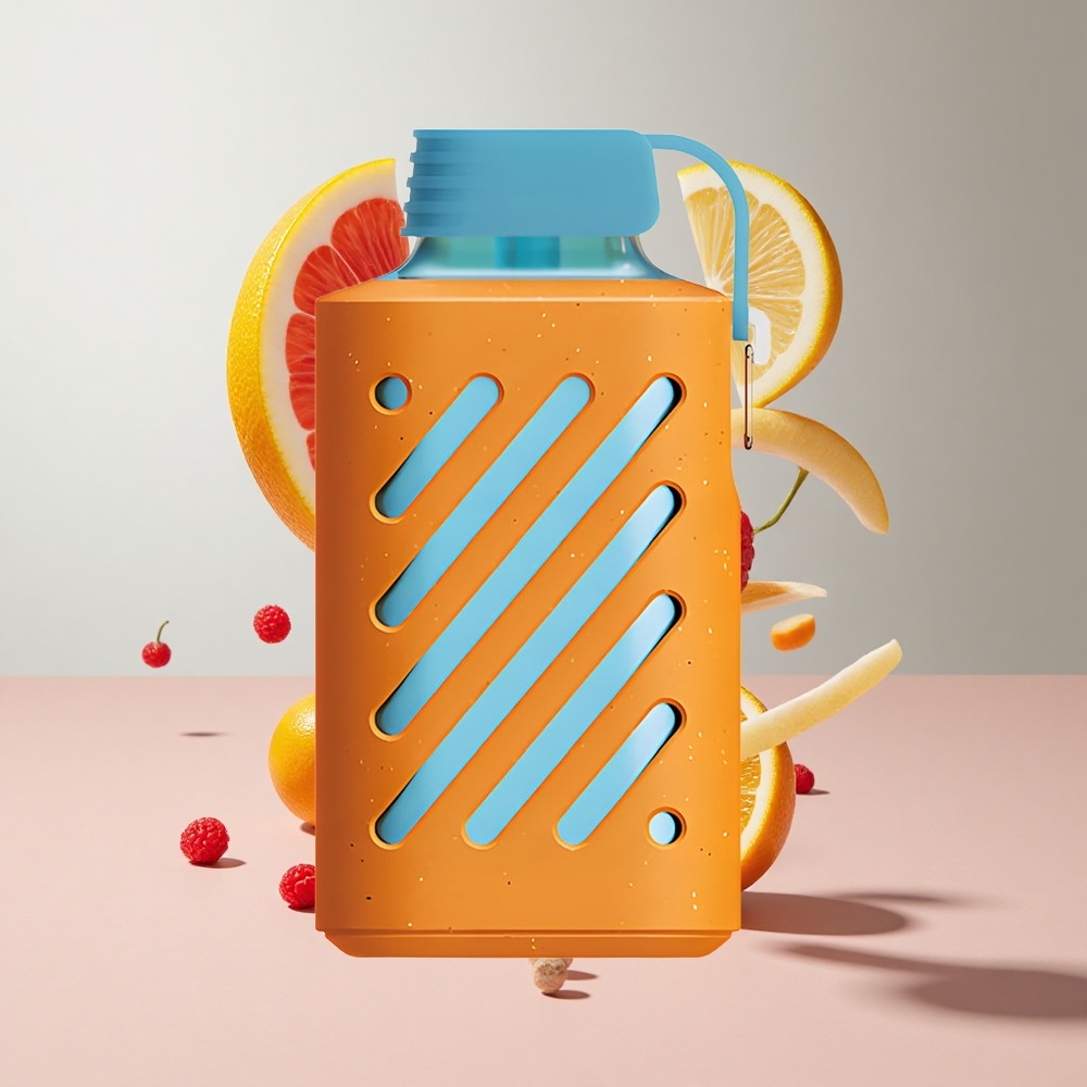 Framboesa Tangerina VOZOL GEAR 10000 10000 Puffs 20 ml Capacidade de Líquido