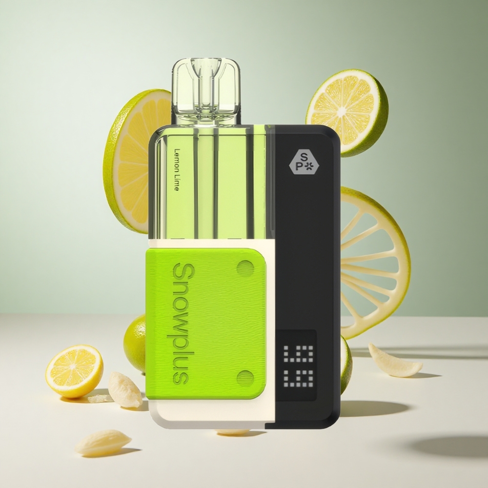 Limão Lima Snowplus Swift Pod Kit 15000 Puffs com Bateria Reutilizável e Refil Substituível de 2+10ml 1000 mAh