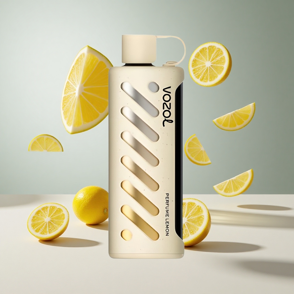 Limão Perfumado VOZOL Gear Shisha 25000 Puffs Capacidade da Bateria 1000mAh Modos Dual Mesh Dual Modes