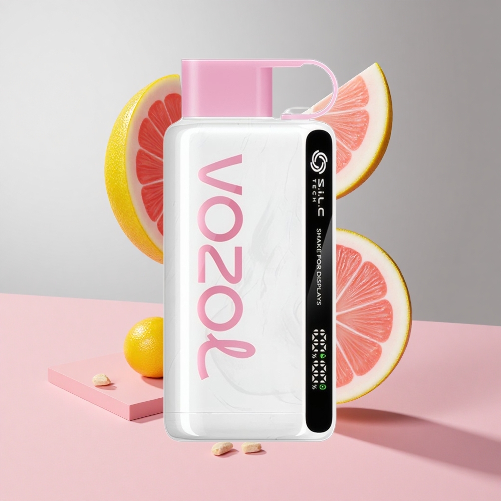 Limão Rosa VOZOL STAR 9000/12000 Vape Descartável até 9000/1200 Puffs 650mAh Bateria Carga 30 mais rápida