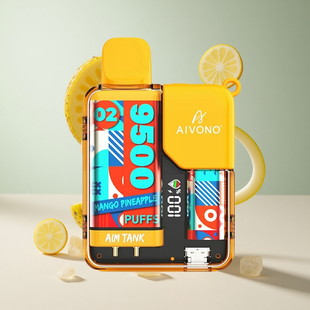 Manga Abacaxi Aivono AIM-TANK 9500 Puffs 18ml Capacidade 650mAh Bateria