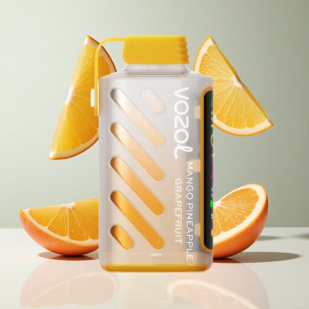 Manga Abacaxi Toranja VOZOL Gear Power 20000 Puffs com Tela Inteira e 20mL de E-Líquido Pré-Carregado