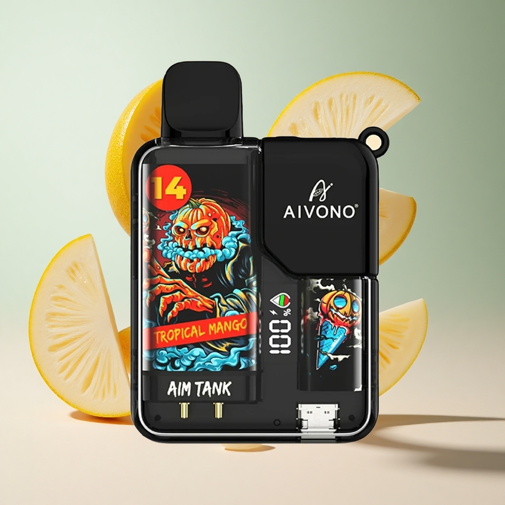 Manga Tropical Aivono AIM-TANK 9500 Puffs 18ml Capacidade de E-líquido 650mAh Bateria