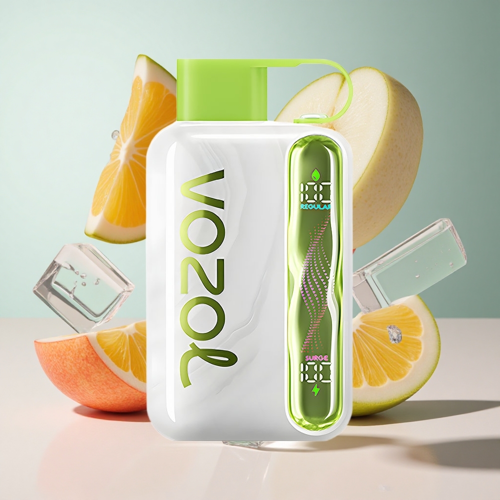 Maçã Azeda Gelo VOZOL STAR 40000 Puffs Descartável Bateria 1000mAh Porta Type-C