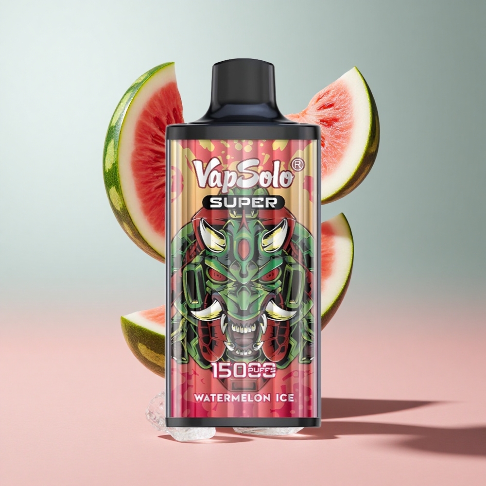 Melancia Gelada Vapsolo Super 15000 Puffs 40ml 850mah Mesh Coil