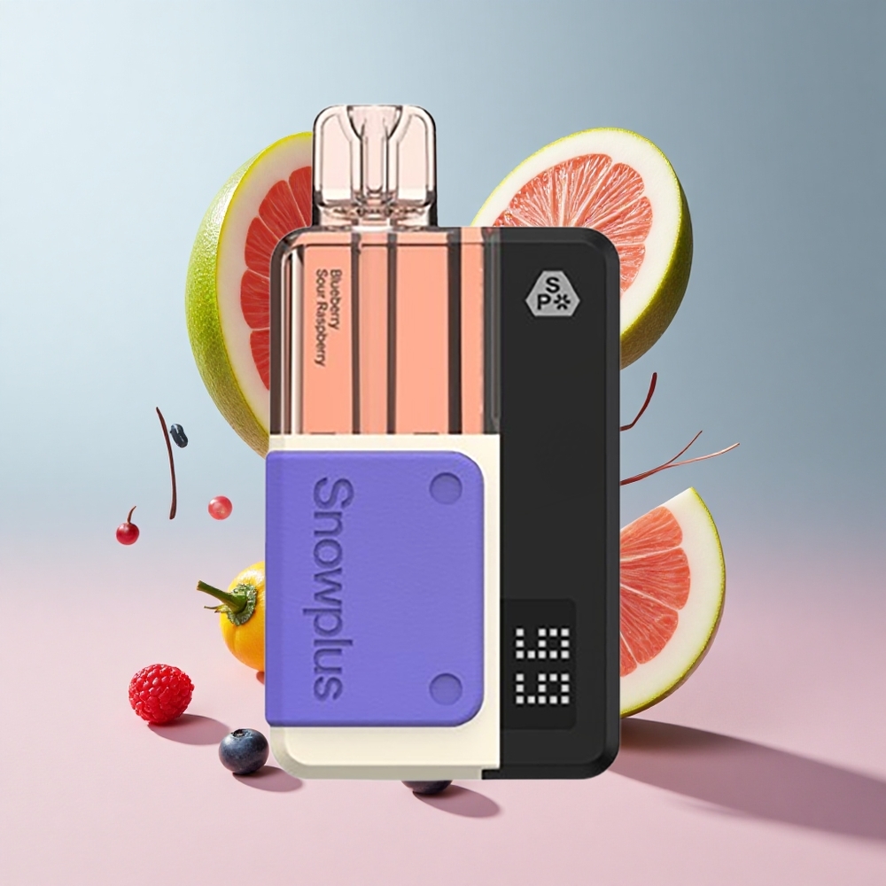 Mirtilo Azedo Framboesa Snowplus Swift 5000 Puffs Capacidade da Bateria 1000 mAh Volume de E-líquido 2+10 ml