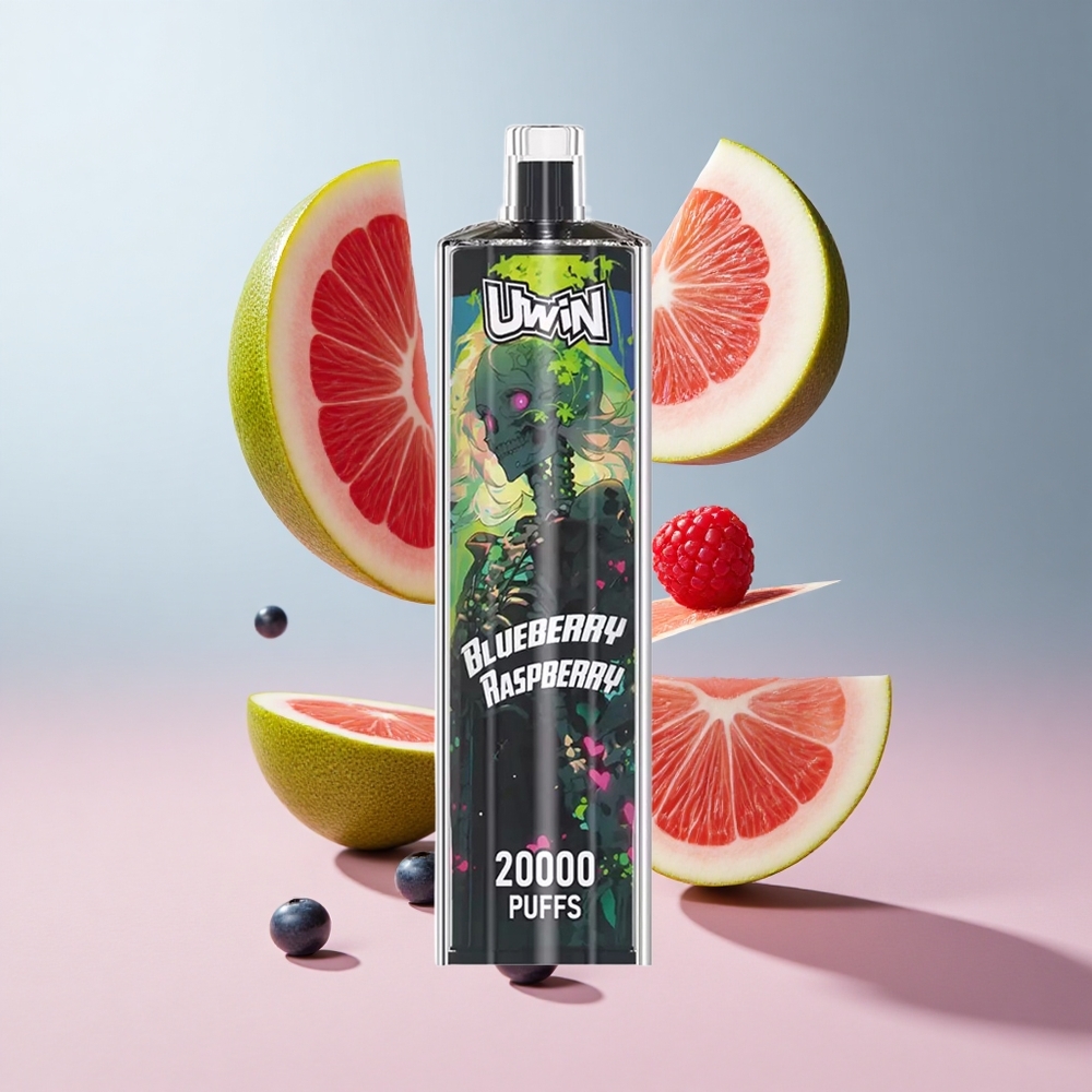 Mirtilo Framboesa Uwin Shisha Crystal 20000 Puffs 22ml Bateria 650 mAh