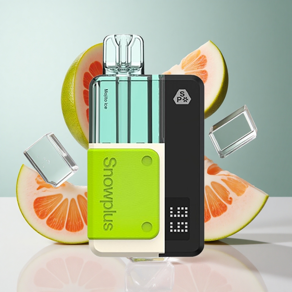 Mojito Gelo Snowplus Swift 5000 Puffs Capacidade da Bateria 1000 mAh Atomizador Dual Mesh