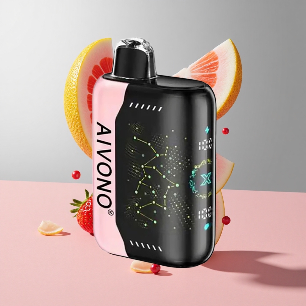 Morango B Pop Aivono AIM BOOM 25000 Puffs 28ml Capacidade de Líquido 650mAh Bateria