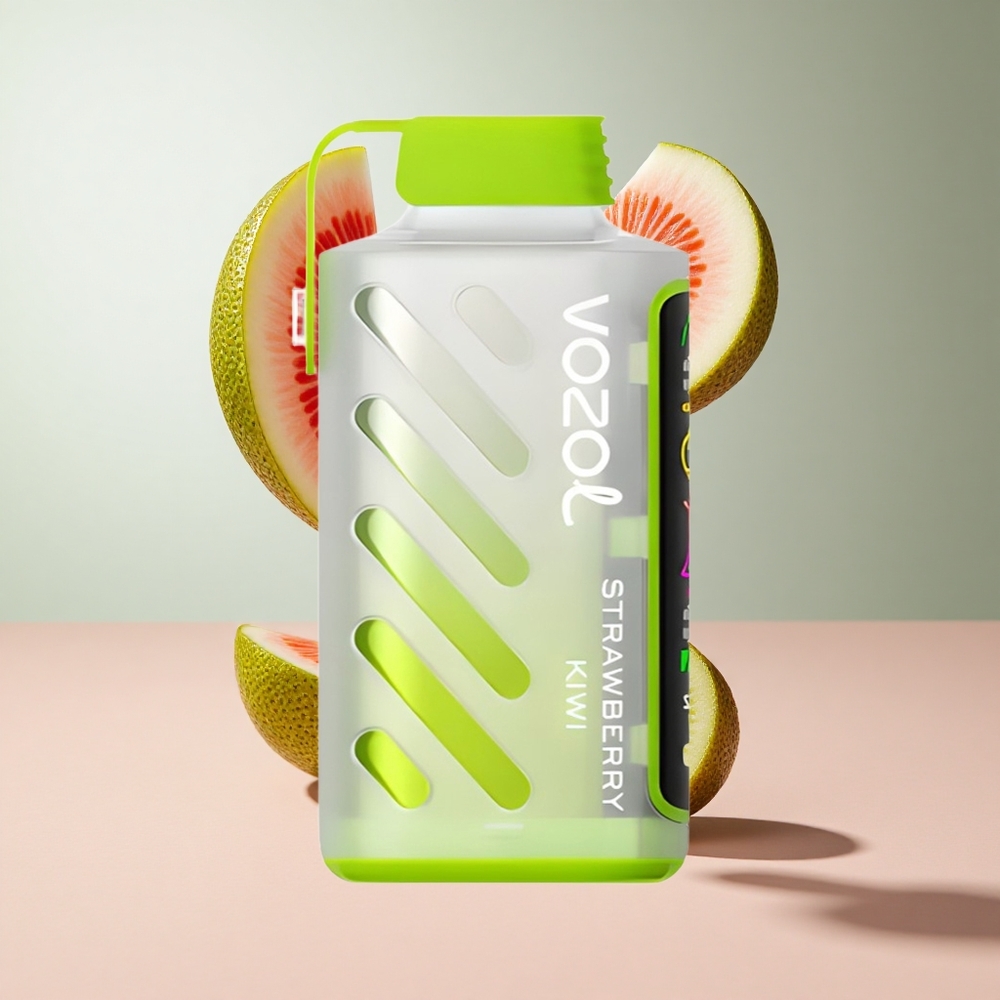Morango Kiwi VOZOL Gear Power 20000 Puffs Screen Completo Resistência Dual Mesh