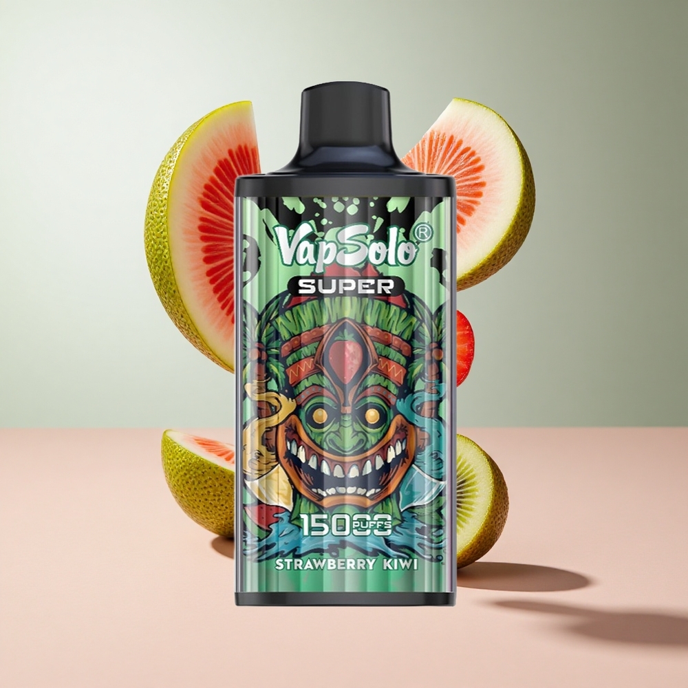Morango Kiwi Vapsolo Super 15000 Puffs 40ml E-Líquido 850mah Mesh Coil
