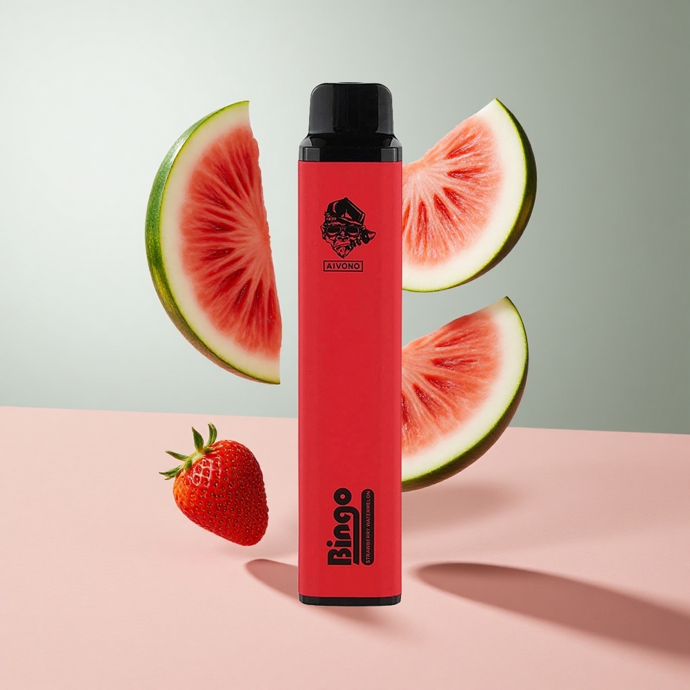 Morango Melancia Aivono Aim Bingo 4000 Puffs Recarregável 1000mAh 10mL