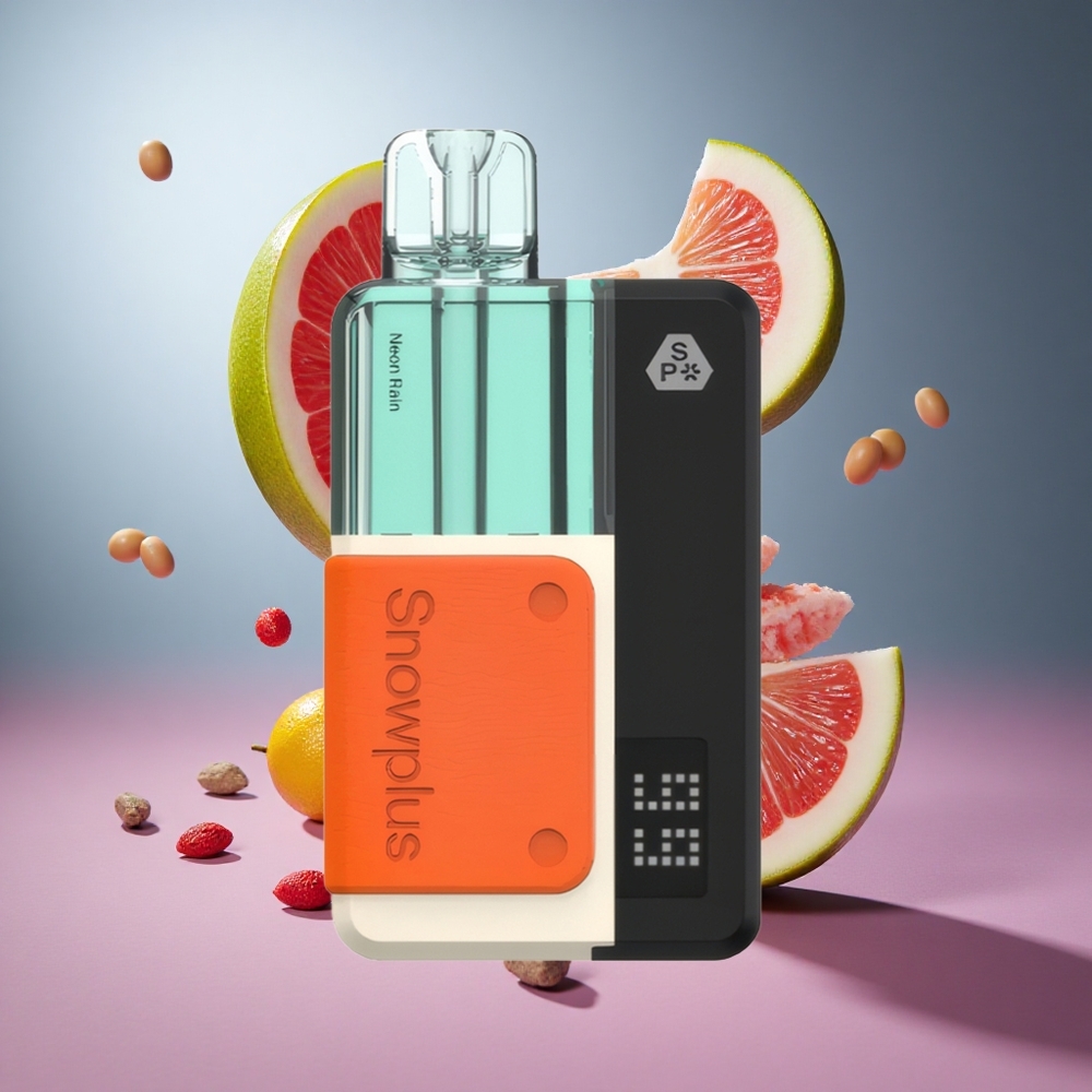 Neon Arco-íris Snowplus Swift 15000 Puffs Kit Pod com 1000 mAh e 2+10 ml