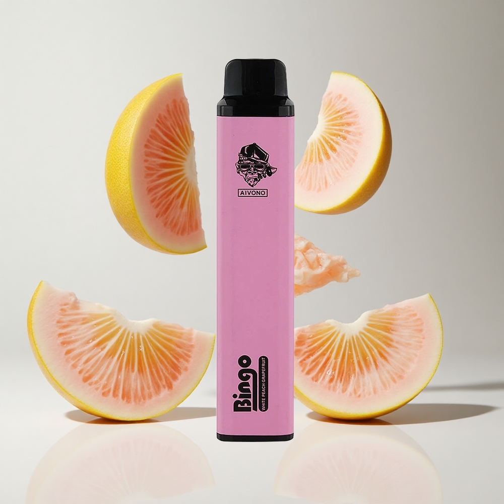 Pêssego Branco Toranja Aivono Aim Bingo 4000 Puffs 10 mL 1000mAh