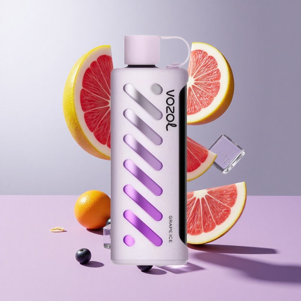 Uva Gelo VOZOL Gear Shisha 25000 Puffs Bateria 1000mAh 5mg/ml Nicotina