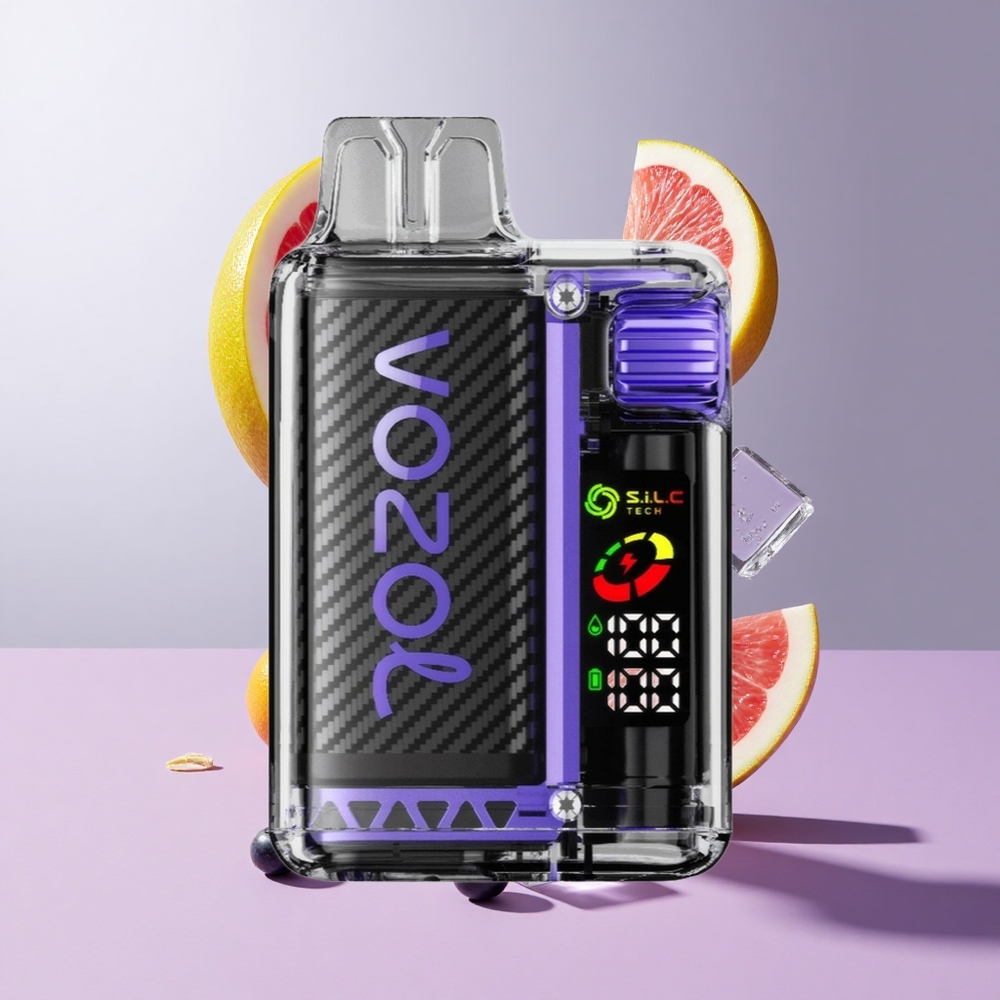 Uva Gelo VOZOL Vista 20000 Puffs Bateria Recarregável 650mAh Tela OLED