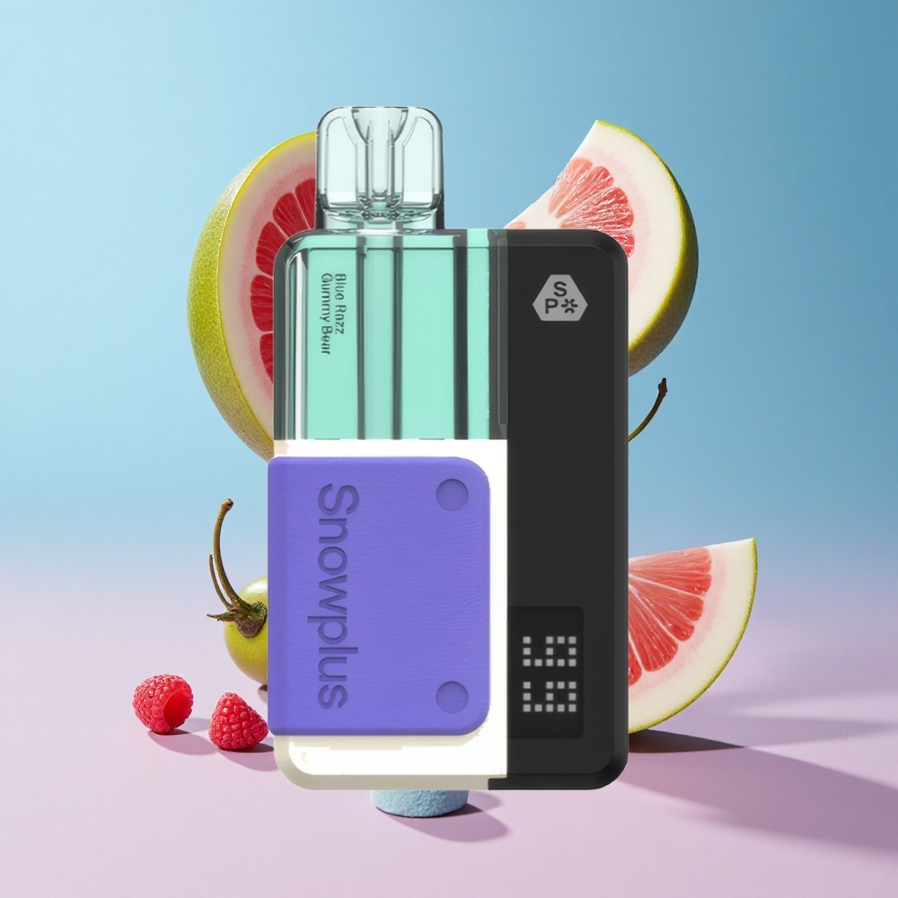 Uva Goma Azul Snowplus Swift 15000 Puffs Kit 1000 mAh 2+10 ml Dual Mesh