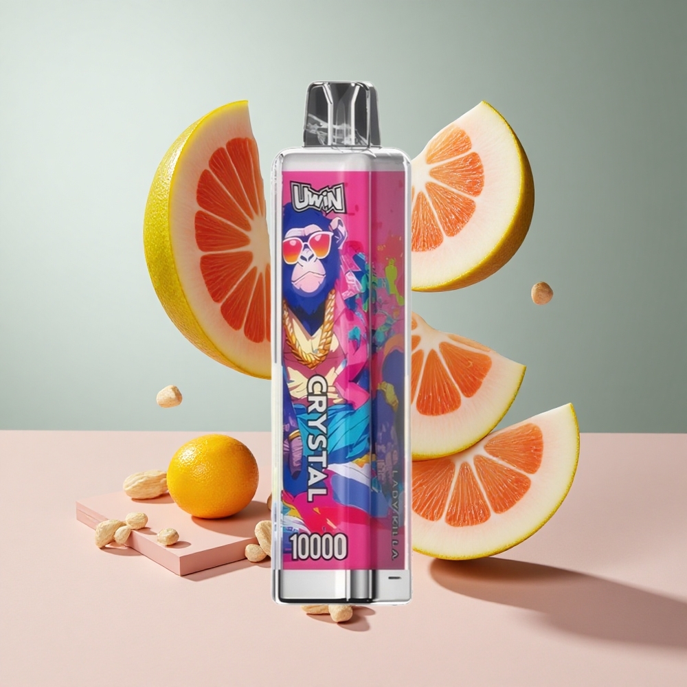 Lady Killa Uwin Crystal 10000 Puffs Disposável com luzes RGB e 18ml de capacidade de líquido