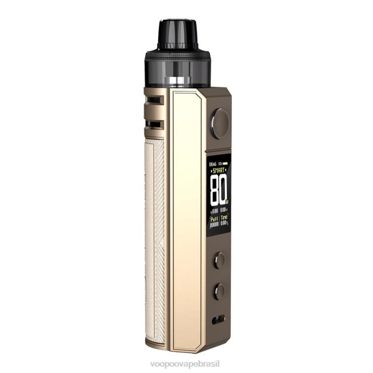 VOOPOO Brasil - VOOPOO DRAG H80S conjunto de cápsulas dourado TPN0V243