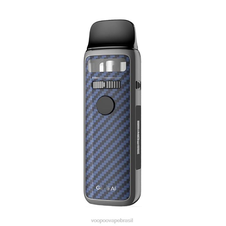VOOPOO Brasil - VOOPOO VINCI 3 kit mod pod fibra de carbono azul TPN0V363