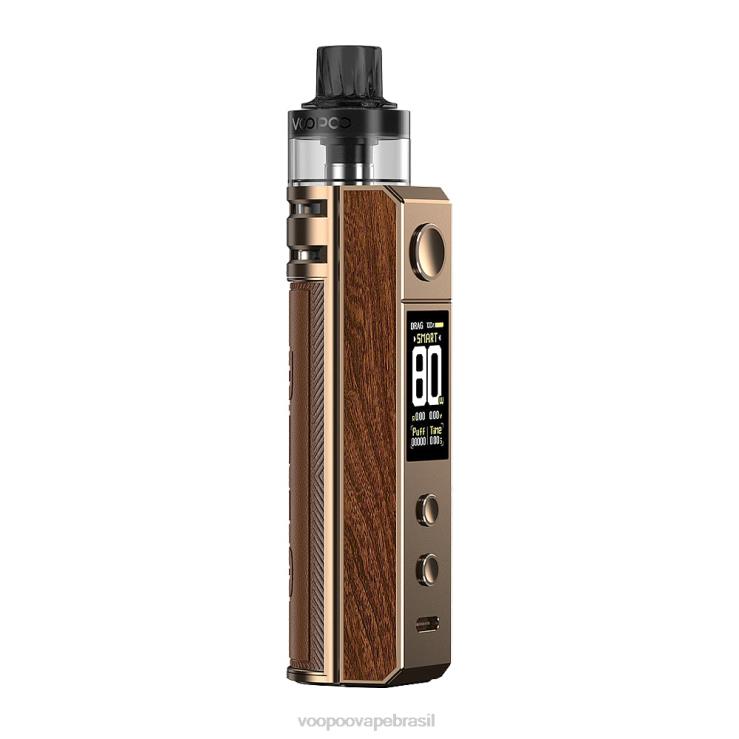 VOOPOO Vape Amazon - VOOPOO DRAG H80S conjunto de cápsulas pau-rosa dourado TPN0V245