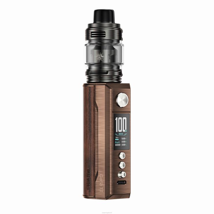 VOOPOO Vape Amazon - VOOPOO DRAG M100S dispositivo mod latão antigo e padauk TPN0V275