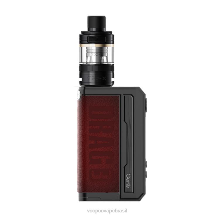 VOOPOO Vape Brasil - VOOPOO DRAG 3 TPP X kit de modificação de caixa preto-vermelho TPN0V271