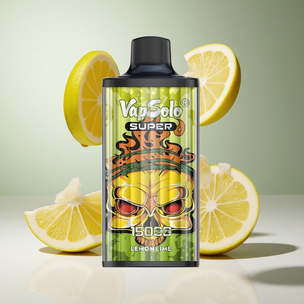 Lima Limão Vapsolo Super 15000 Puffs 40ml 850mah Mesh Coil