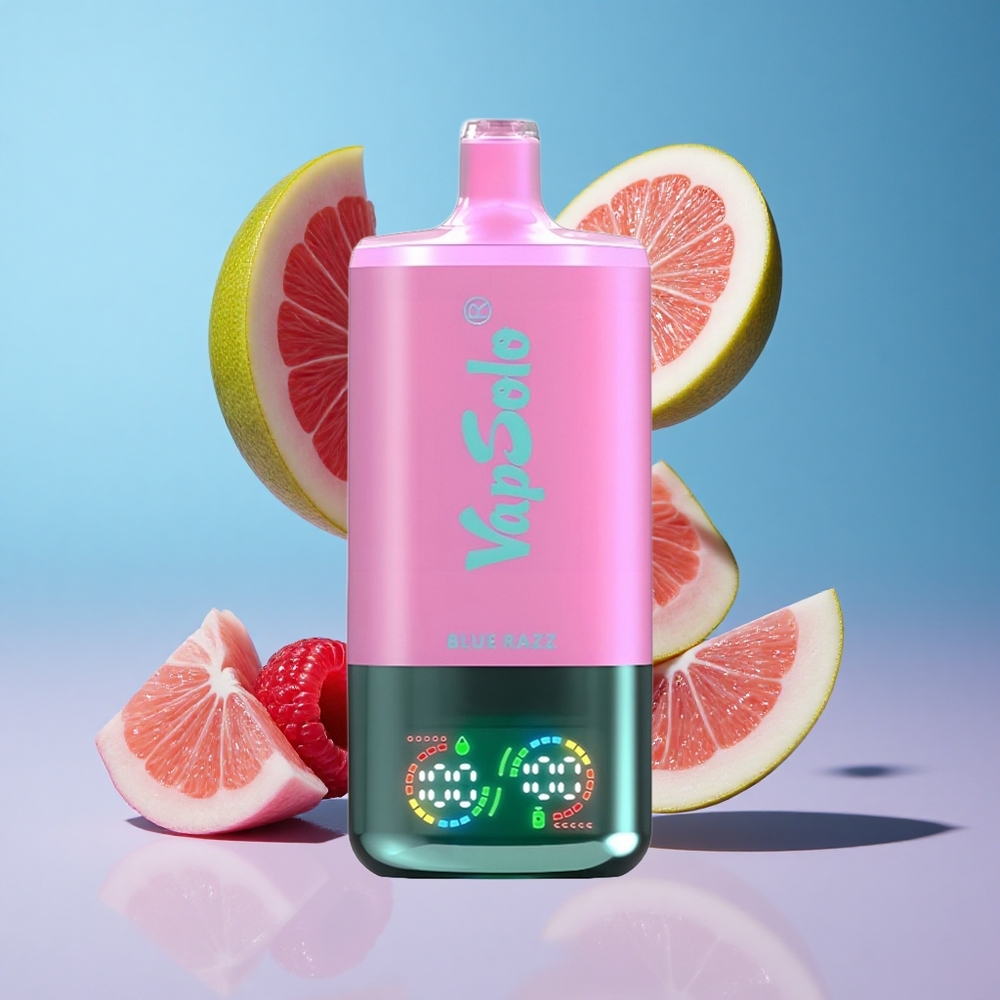 Mirtilo Azul VapSolo Triple 30000 Puffs 40ml E-Líquido 3 Tanques de Óleo