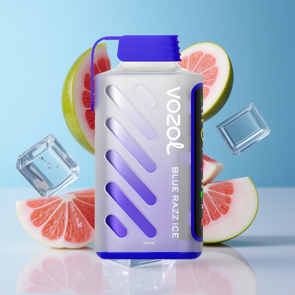 Mirtilo Azul Gelado VOZOL Gear Power 20000 Puffs Tela Inteira 20mL