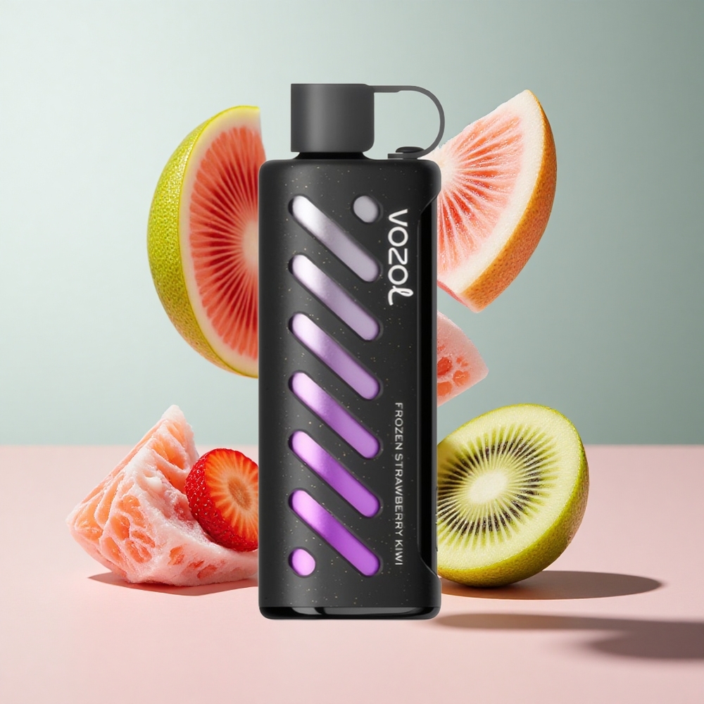 Morango Kiwi Congelado VOZOL Gear Shisha 25000 Puffs 5mg/ml Bateria 1000mAh
