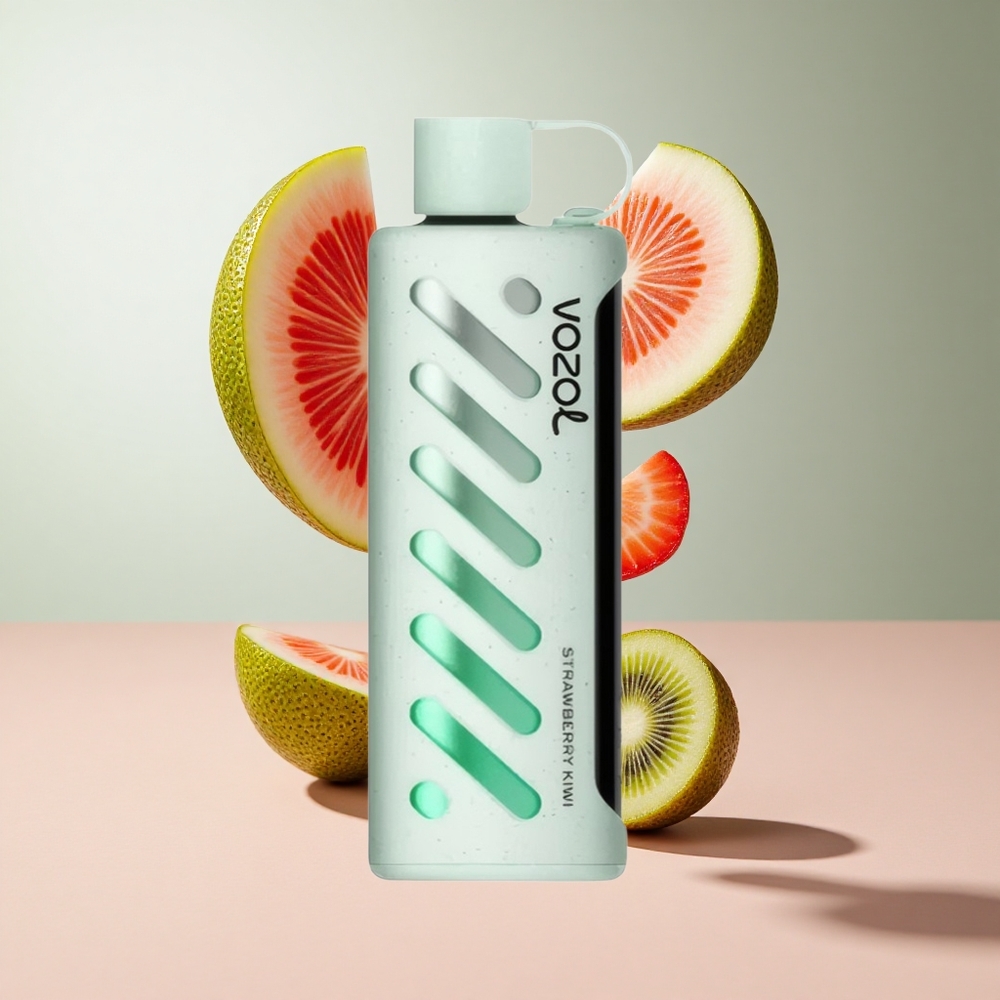 Morango Kiwi VOZOL Gear Shisha 25000 Puffs Bateria 1000mAh Nicotina 5mg/ml