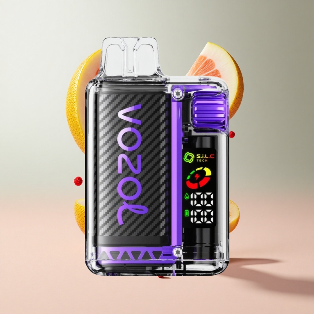Morango Manga VOZOL Vista 20000 Puffs Bateria Recarregável 650mAh Tela OLED