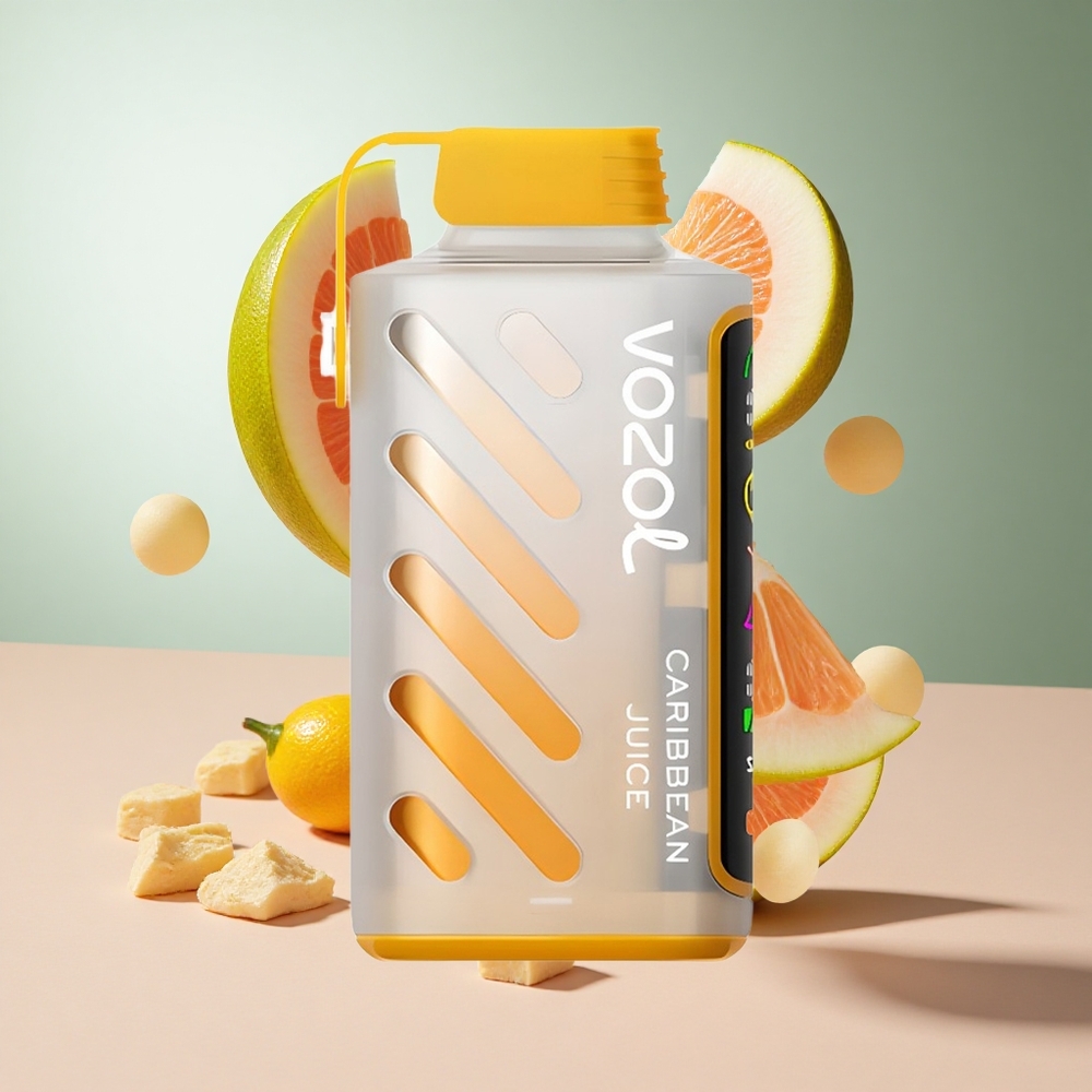 Suco Caribenho VOZOL Gear Power 20000 Puffs Display de Tela Inteira Capacidade de Líquido Pré-preenchido 20mL