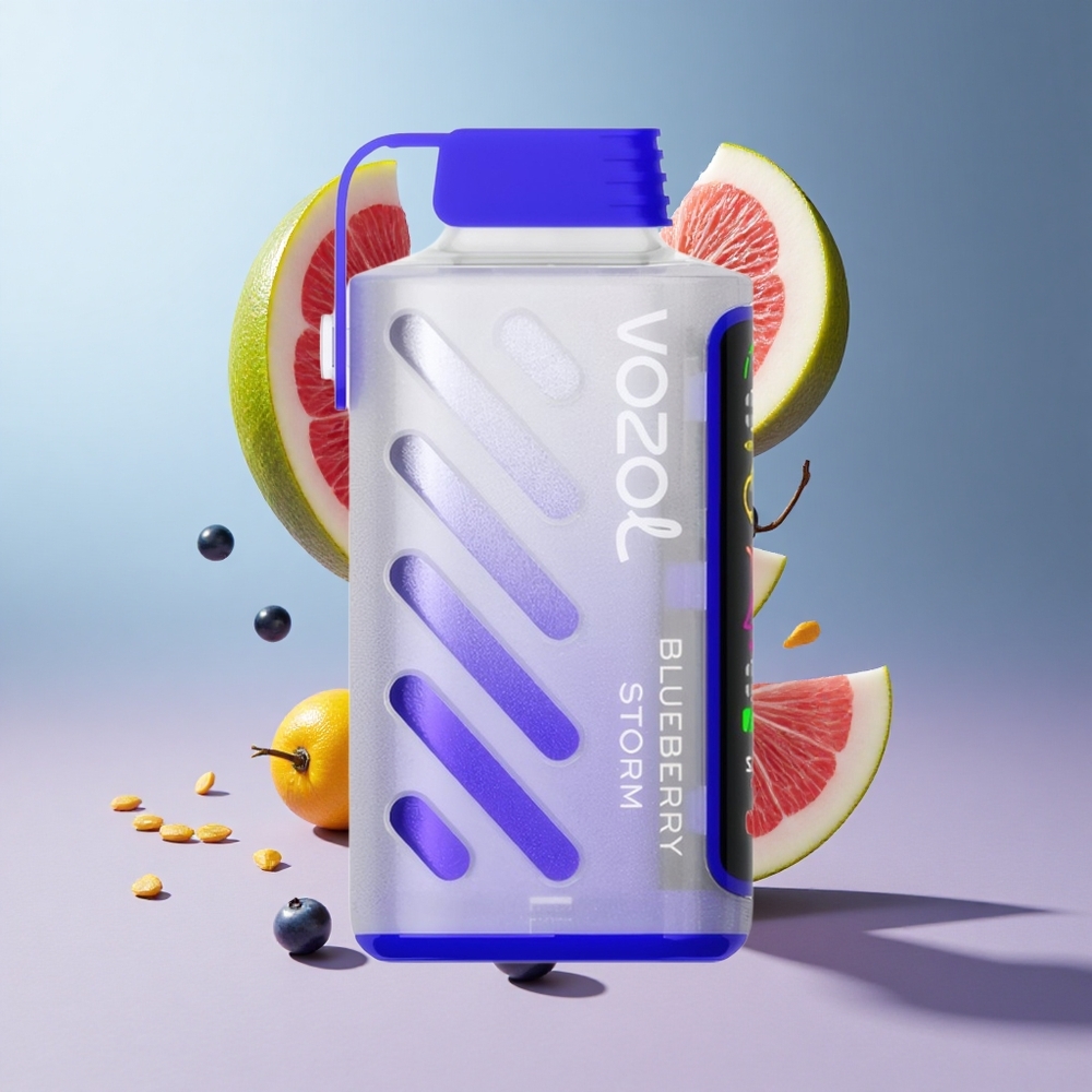 Tormenta de Mirtilo VOZOL Gear Power 20000 Puffs com Tela Inteira e 20mL