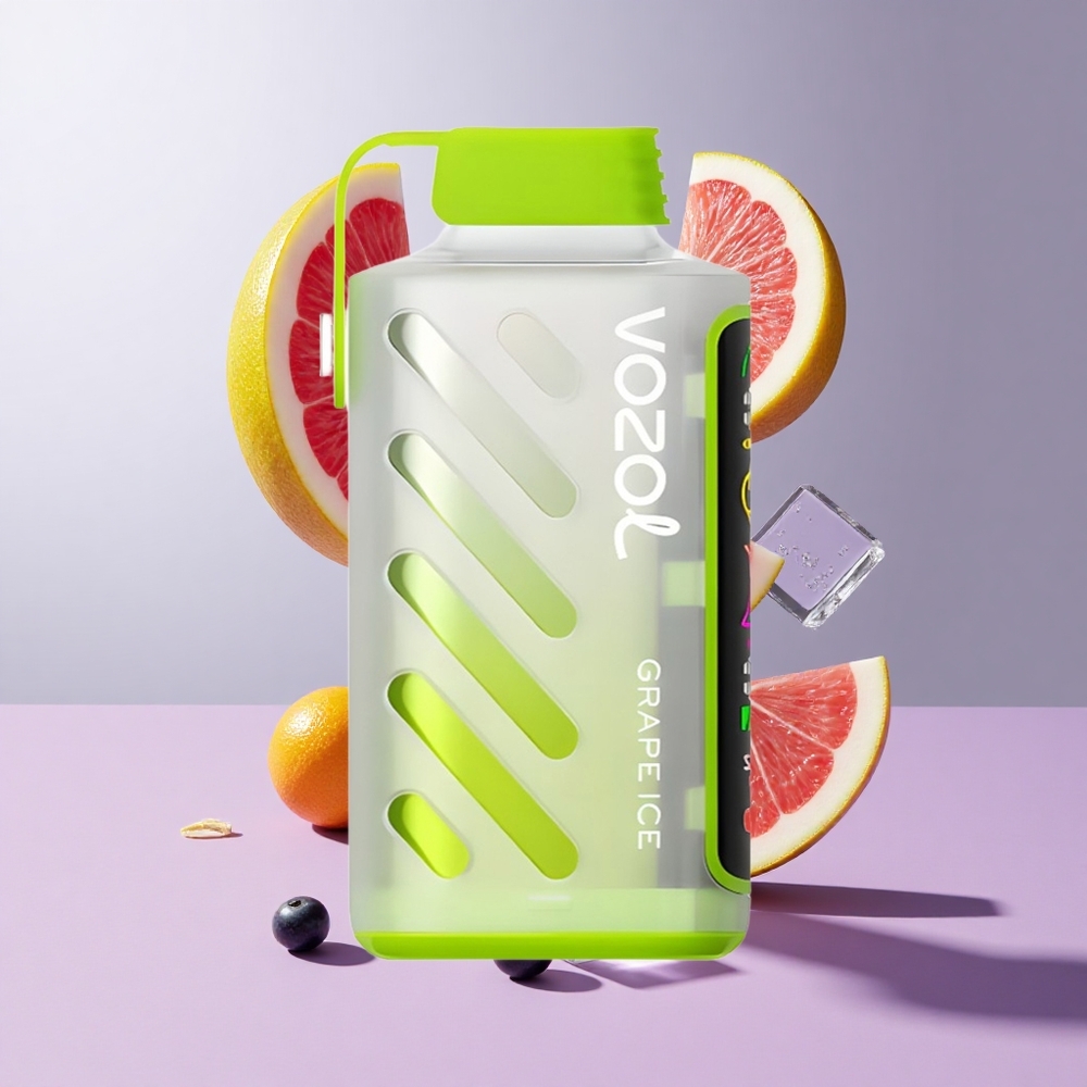 Uva Gelo VOZOL Gear Power 20000 Puffs Display Tela Inteira Capacidade 20mL