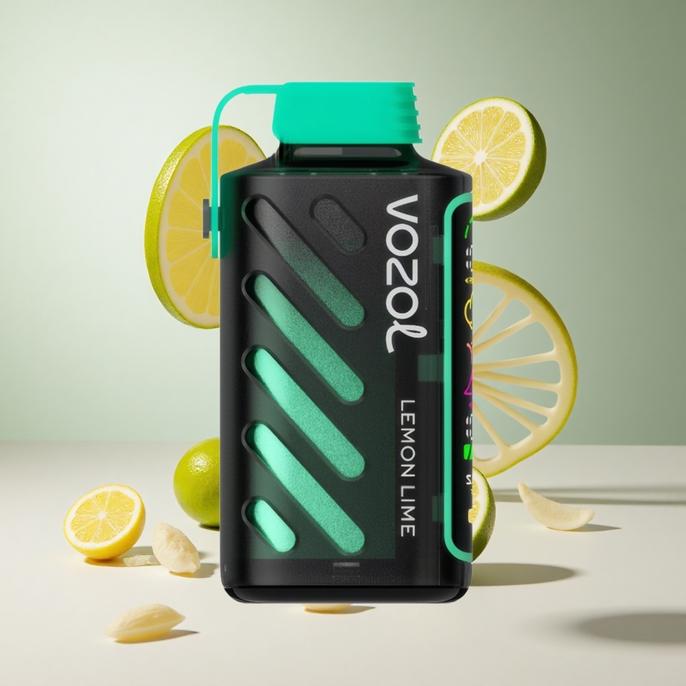 Limão Lima VOZOL Gear Power 20000 Puffs 20mL Tela Inteira