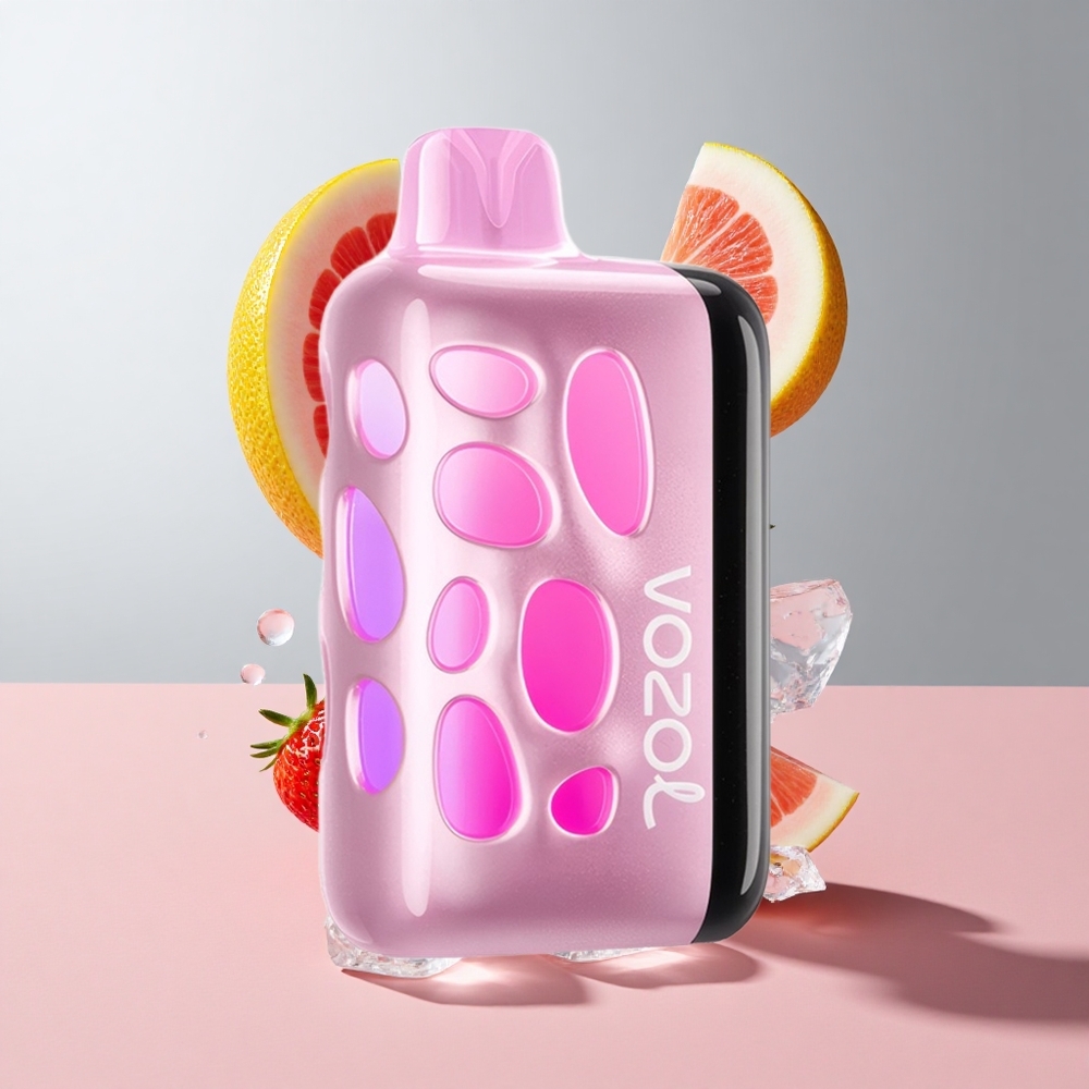 Morango Gelo VOZOL RAVE 40000 Vape Descartável 1000mAh Capacidade da Bateria 80 Carregado em 20 Mins