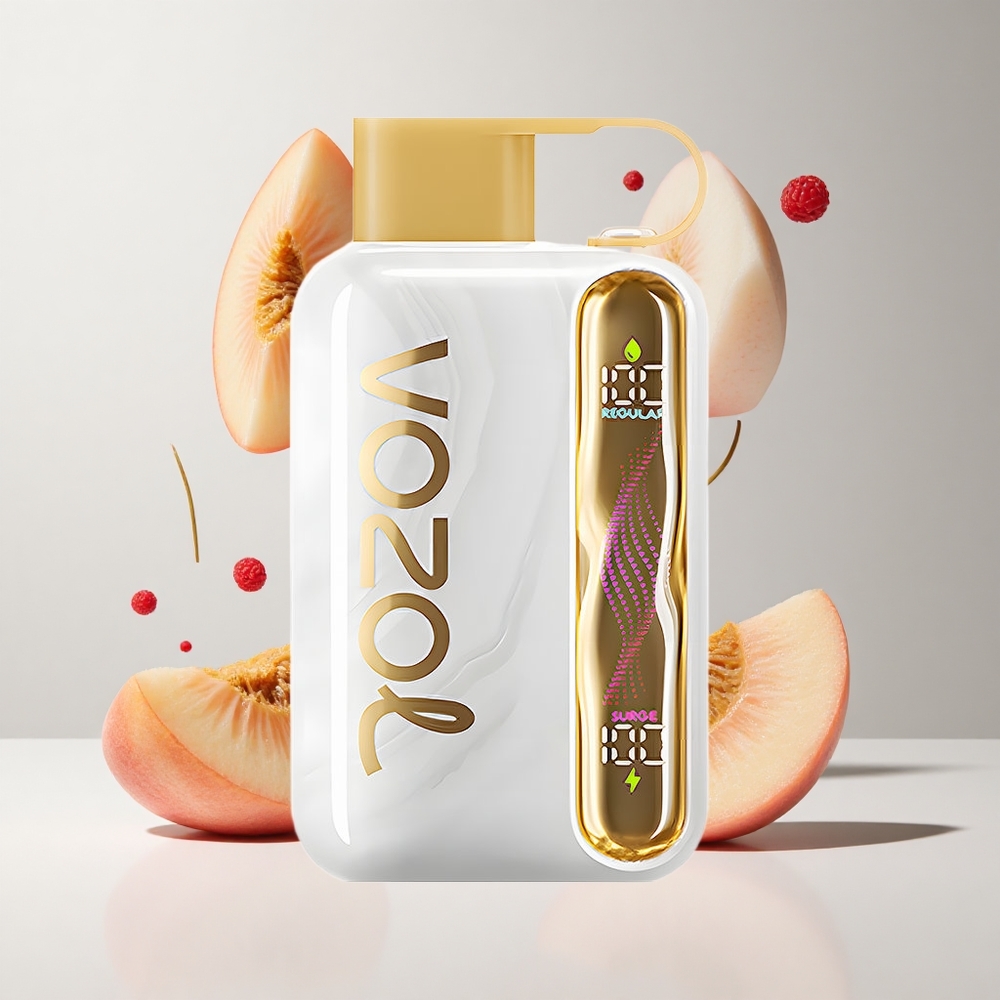 Pêssego Branco Framboesa VOZOL STAR 40000 Puffs Capacidade da Bateria 1000mAh Nível de Nicotina 20/50mg/ml