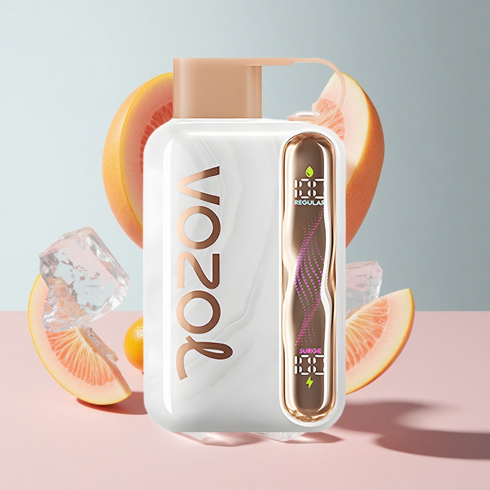 Pêssego Gelo VOZOL STAR 40000 Puffs Cigarro Eletrônico Descartável Capacidade da Bateria 1000mAh Nível de Nicotina 20/50mg/ml