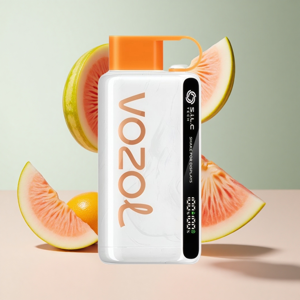 Pêssego Manga Melancia VOZOL STAR 9000/12000 Até 9000/12000 Puffs Recarga 30 mais rápida Bateria 650mAh