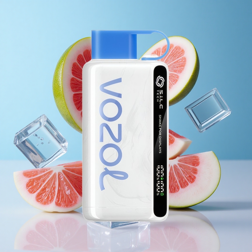 Azul Framboesa Gelo VOZOL STAR 9000/12000 Descartável com Recarga 30 mais rápida e Até 9000/1200 Baforadas