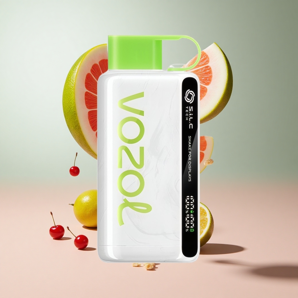 Cereja Lima VOZOL STAR 9000/12000 Puffs Recarregável 30 mais rápido e 650mAh