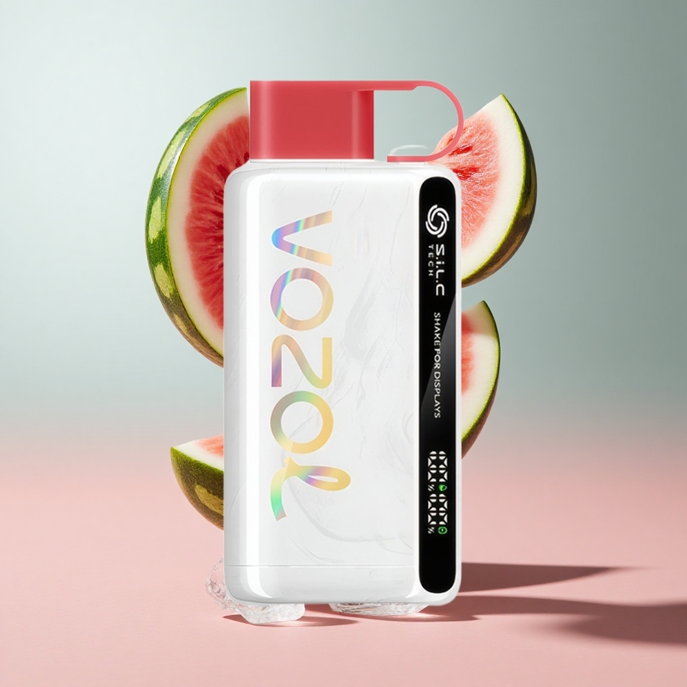 Melancia Gelo VOZOL STAR 9000/12000 Vape Descartável Recarga 30 mais rápida Capacidade da Bateria 650mAh